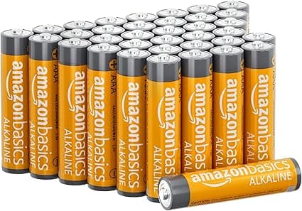 Amazon Basics 36-Pack AAA Alkaline High-Performance Batteries, 1.5 Volt, 10-Year Shelf Life